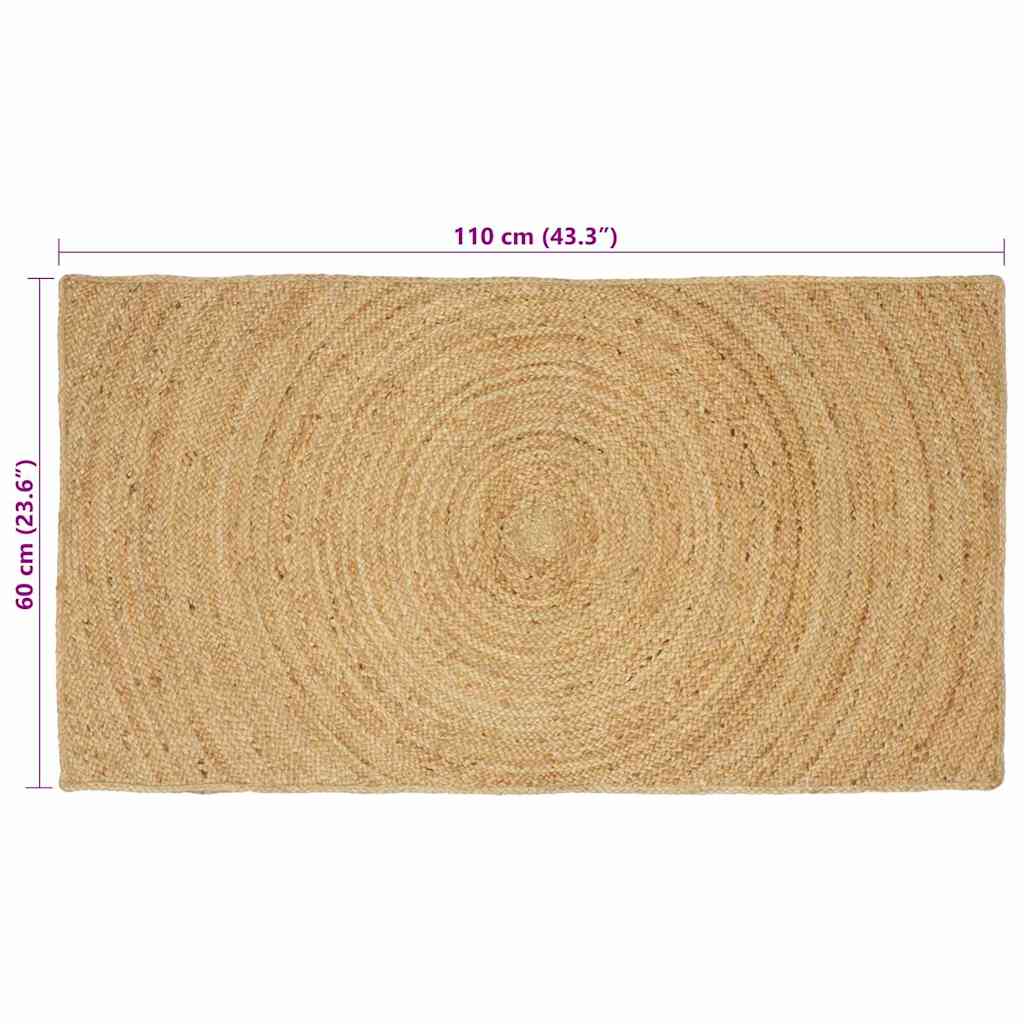 Tappeti per area Naturale 60 x 110 cm Juta