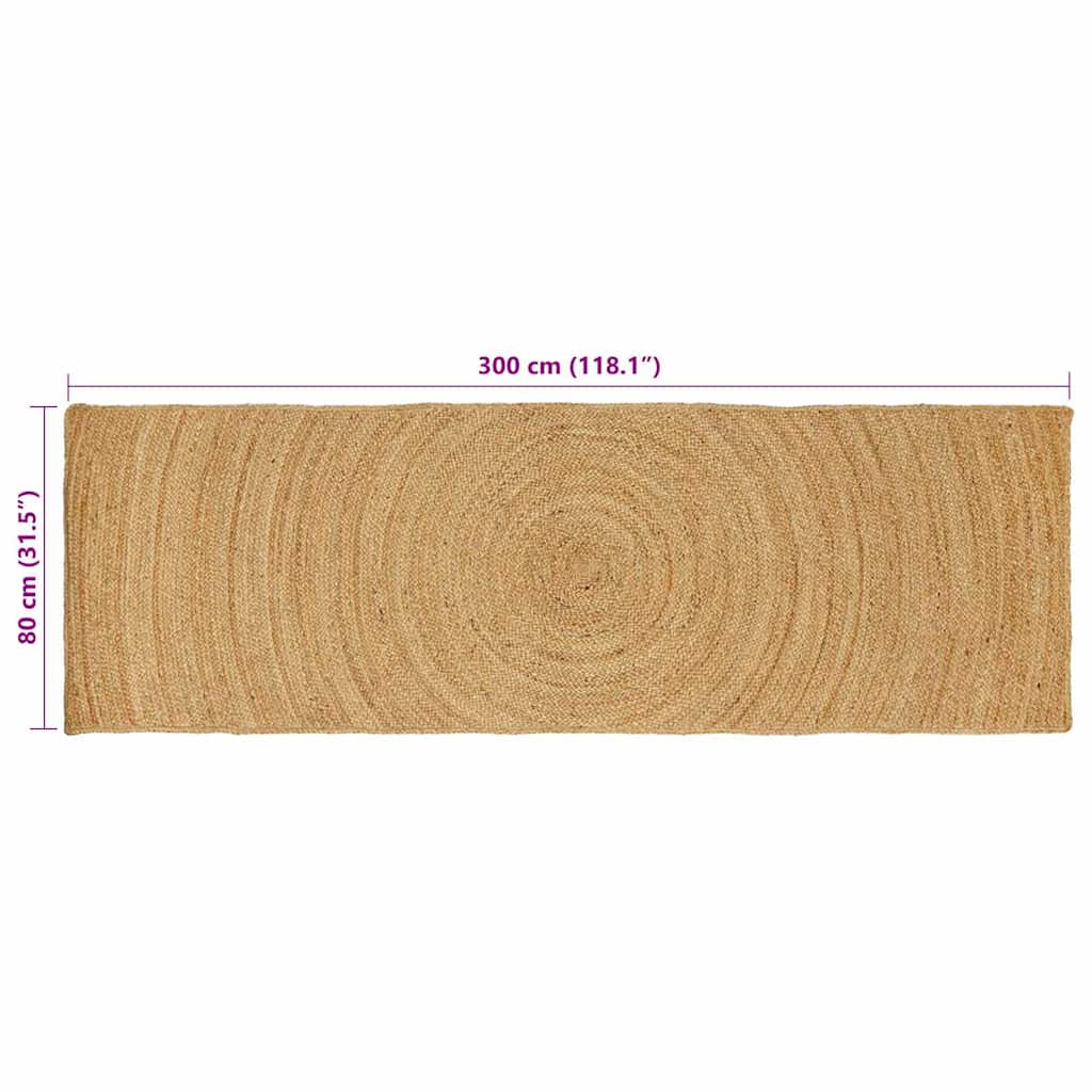 Tappeti per area Naturale 80 x 300 cm Juta