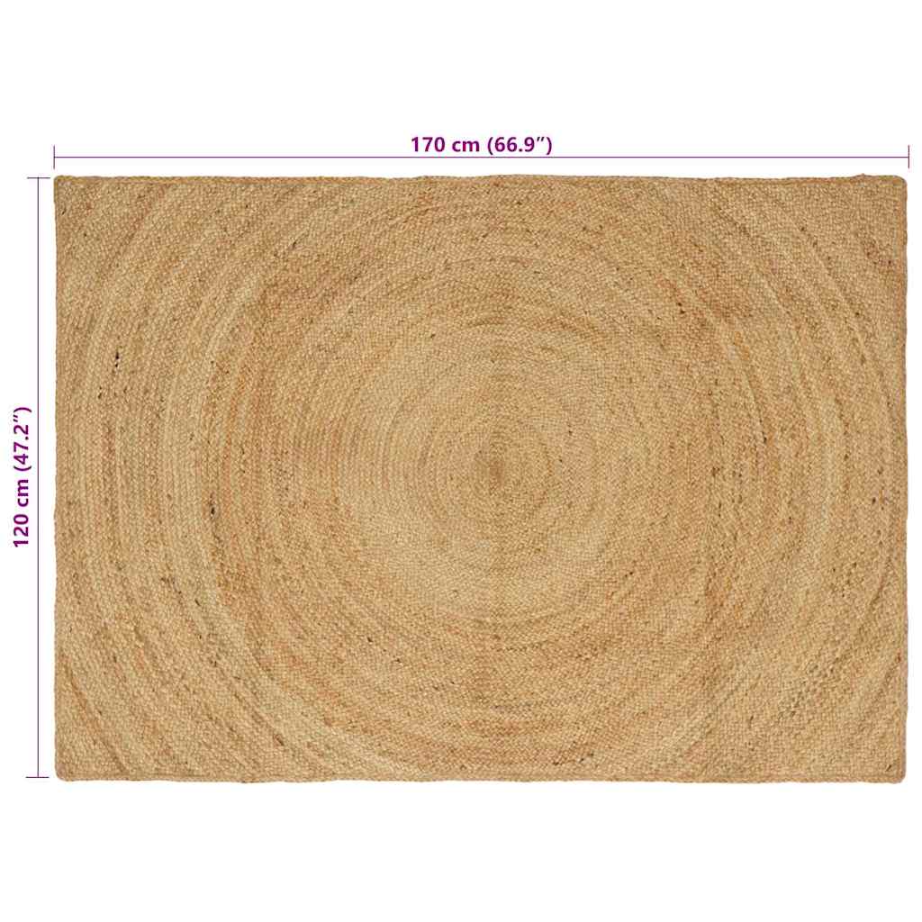 Tappeti per area Naturale 120 x 170 cm Juta