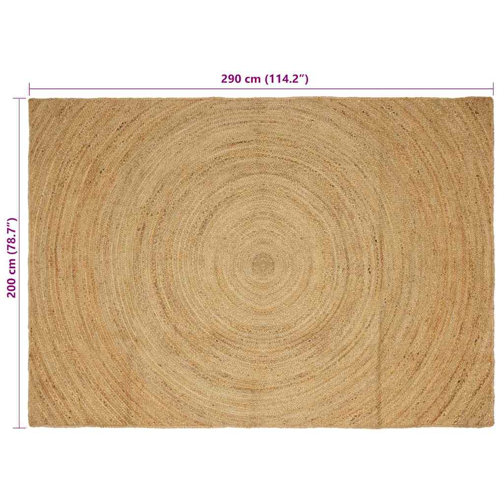 Tappeti per area Naturale 200 x 290 cm Juta