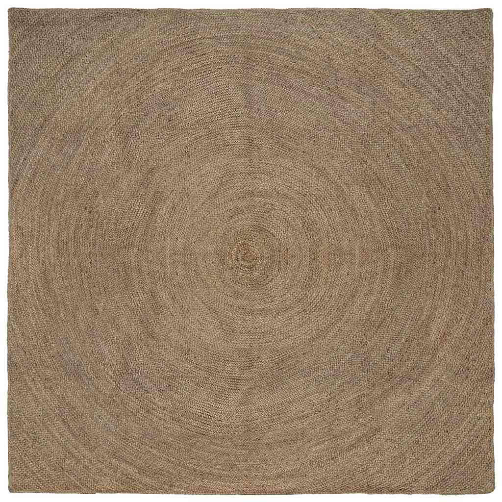 Tappeti per area Grigio 200 x 200 cm Juta