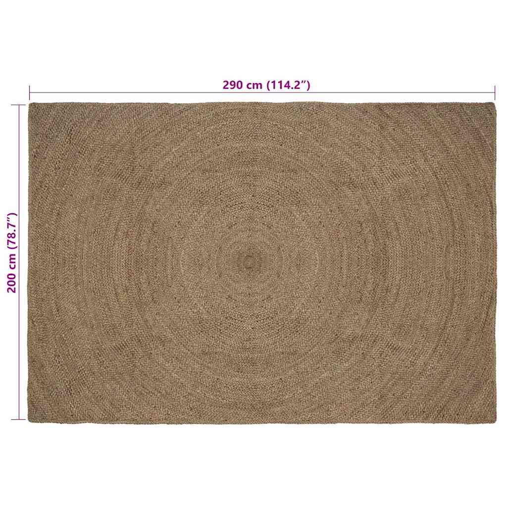 Tappeti per area Grigio 200 x 290 cm Juta