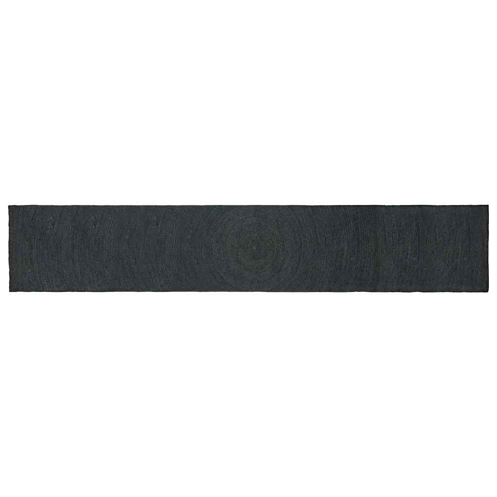 Tappeti per area Grigio Scuro 60 x 400 cm Juta