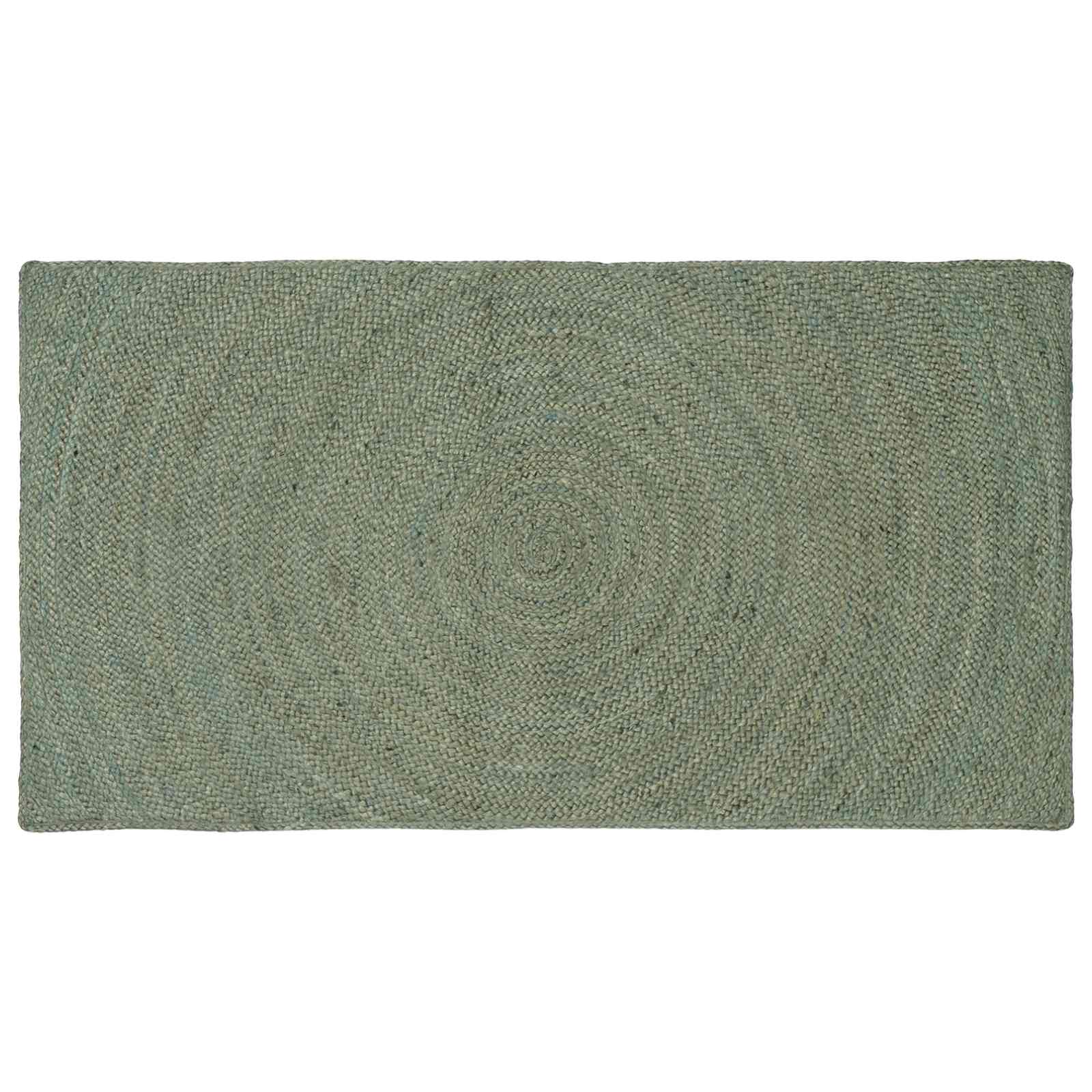 Tappeti per area Verde Oliva 80 x 150 cm Juta