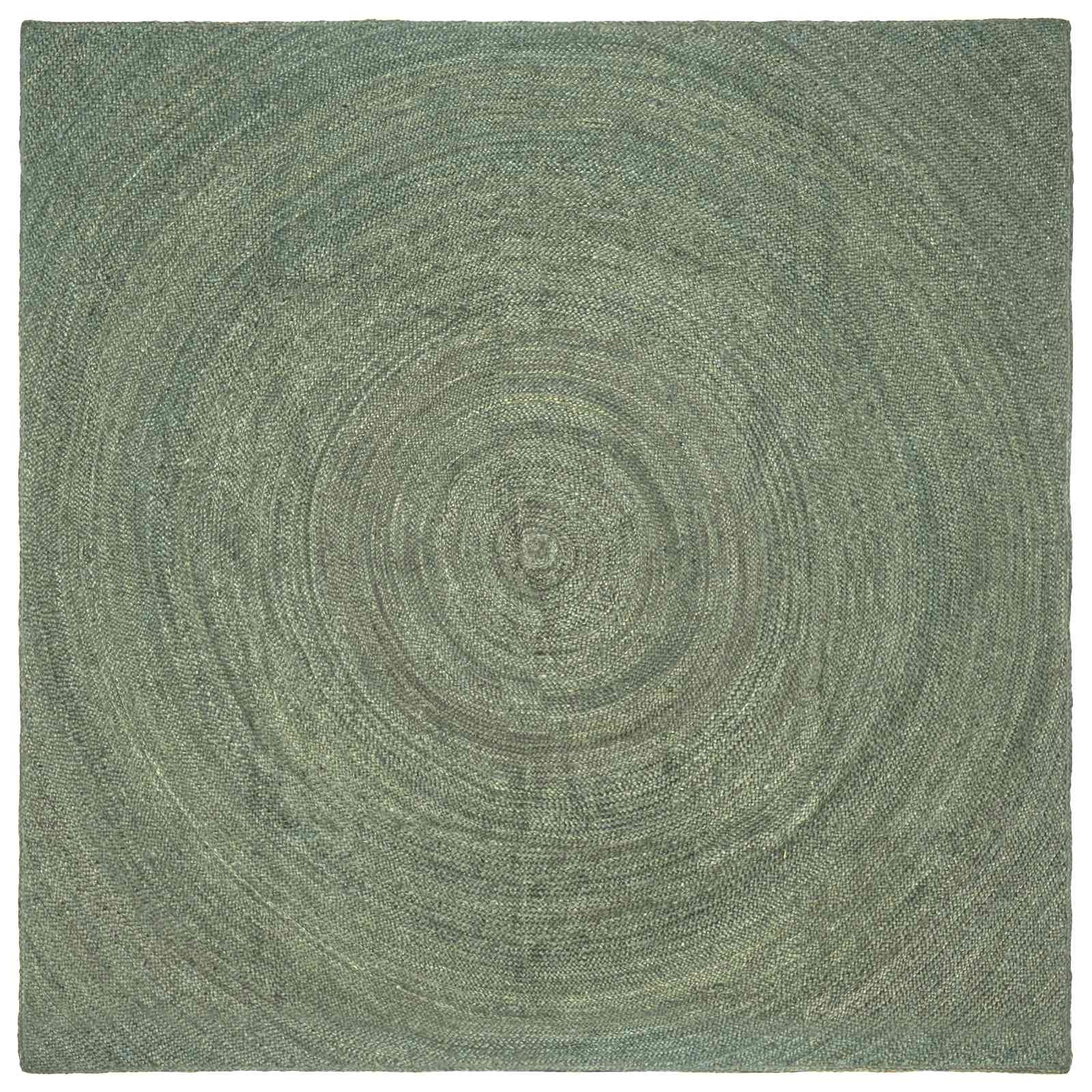 Tappeti per area Verde Oliva 200 x 200 cm Juta