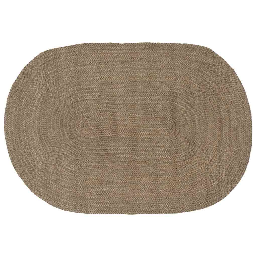 Tappeti per area Grigio 100 x 152 cm Juta