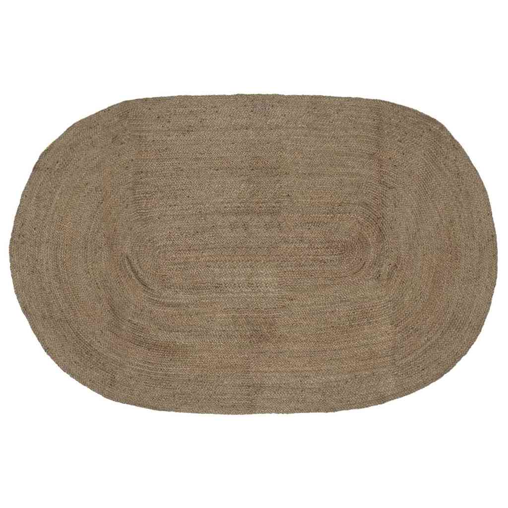 Tappeti per area Grigio 152 x 245 cm Juta