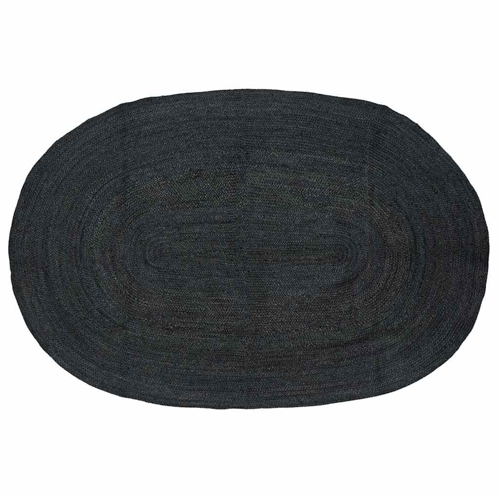 Tappeti per area Grigio Scuro 205 x 305 cm Juta