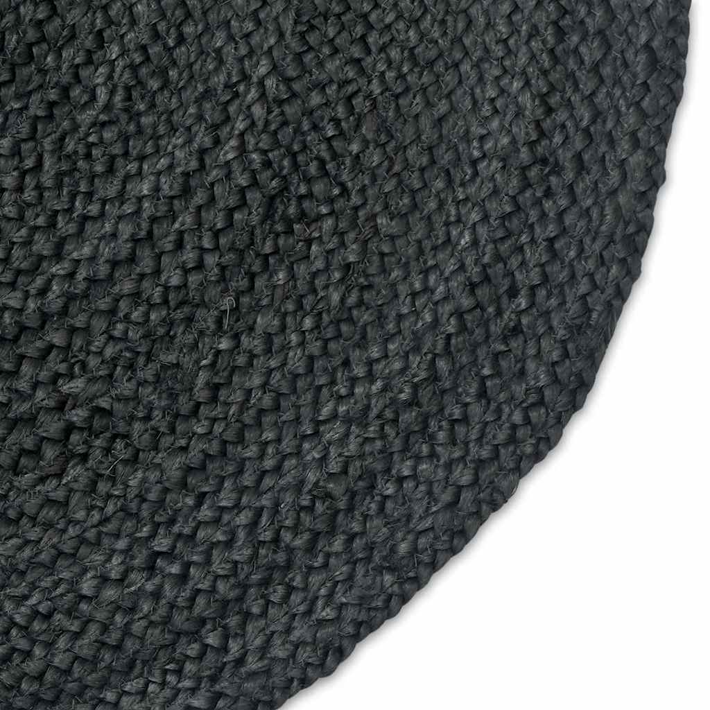Tappeti per area Grigio Scuro 205 x 305 cm Juta