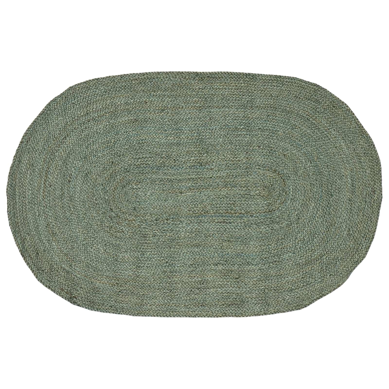 Tappeti per area Verde Oliva 122 x 183 cm Juta