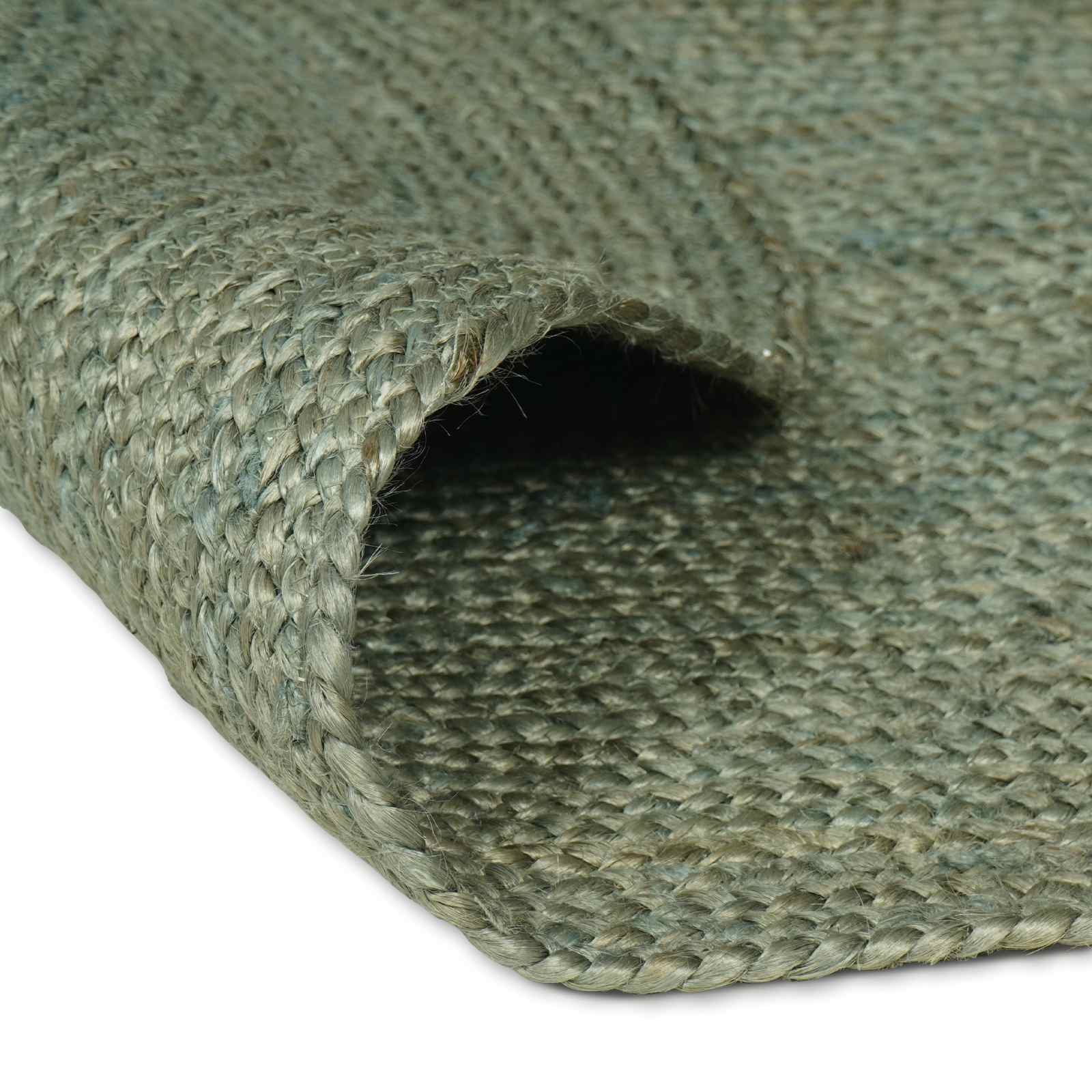 Tappeti per area Verde Oliva 152 x 245 cm Juta