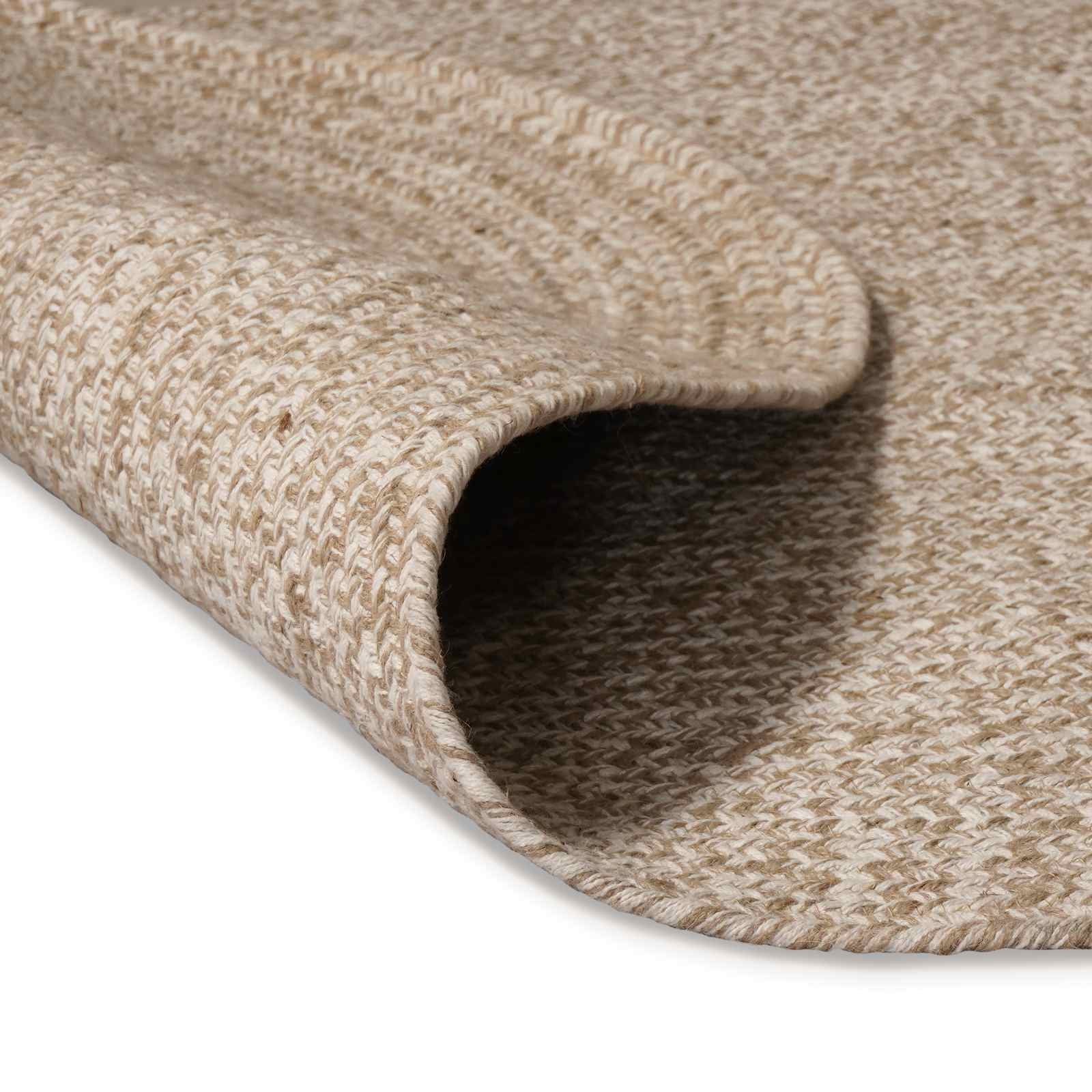 Tappeto da Area Bianco 205 x 305 cm Juta