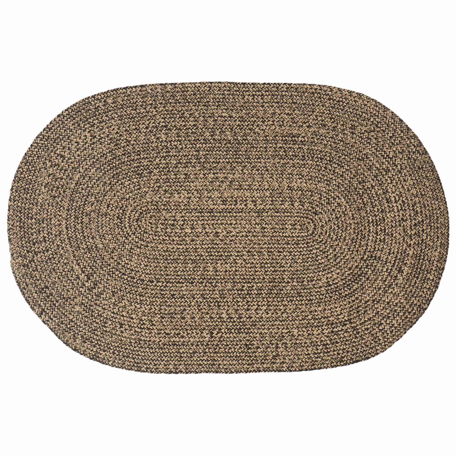 Tappeti per area Nero 100 x 152 cm Juta