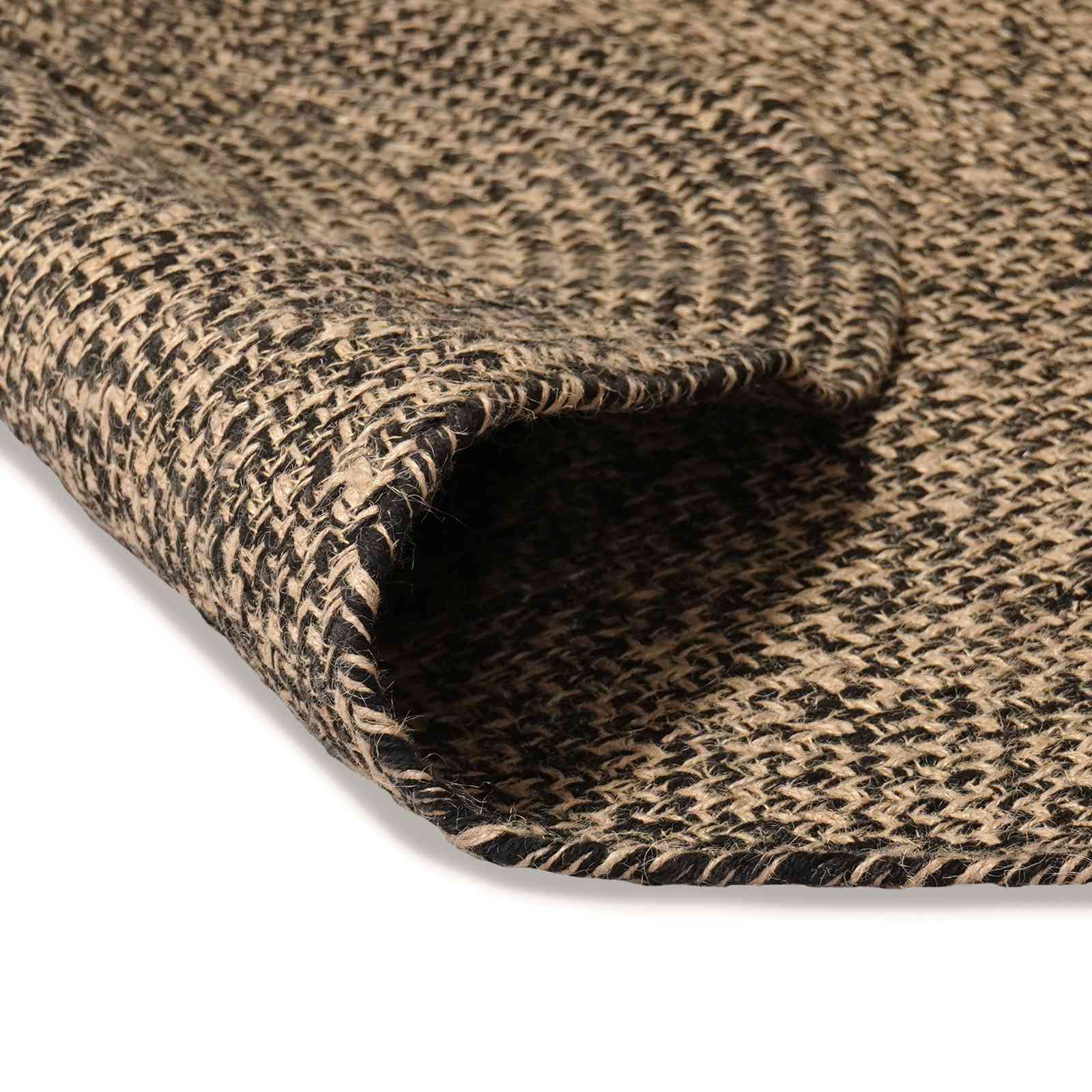 Tappeti per area Nero 122 x 183 cm Juta