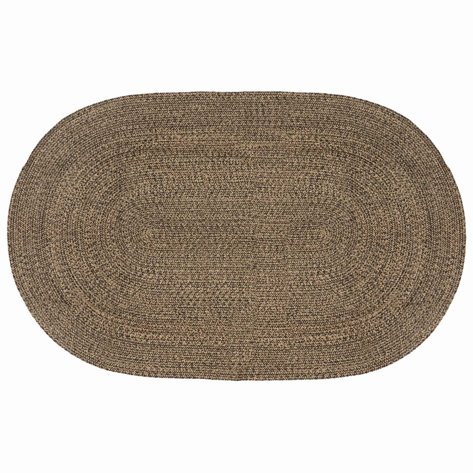 Tappeti per area Nero 152 x 245 cm Juta