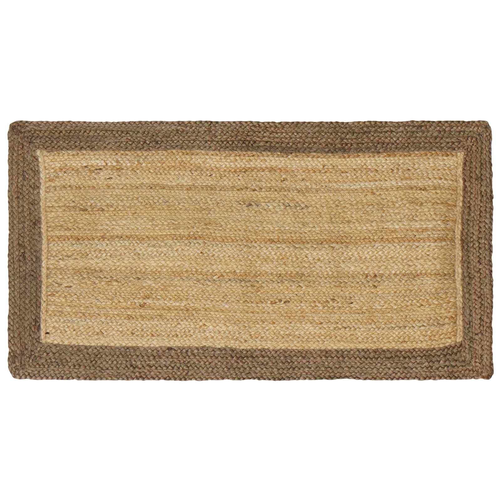 Tappeto da Area Grigio 60 x 110 cm Juta