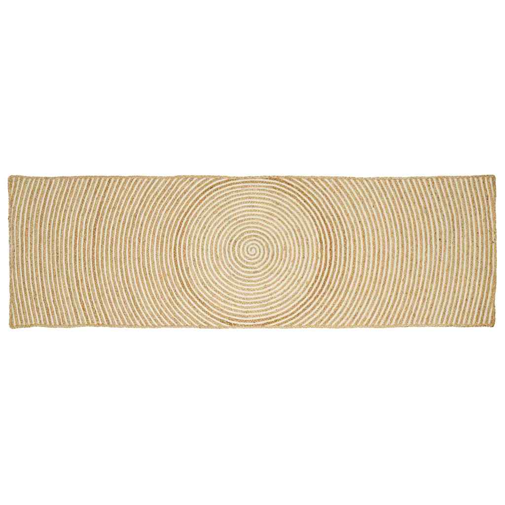 Tappeto da Area Bianco 80 x 200 cm Juta