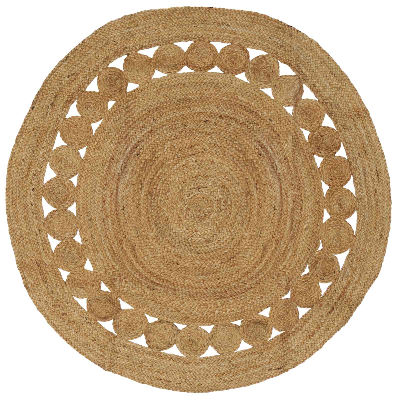 Tappeti per area Naturale Ø 150 cm Juta