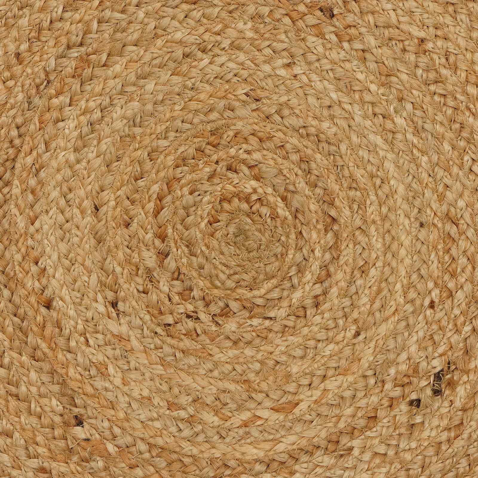 Tappeto da Area Naturale Ø 210 cm Juta