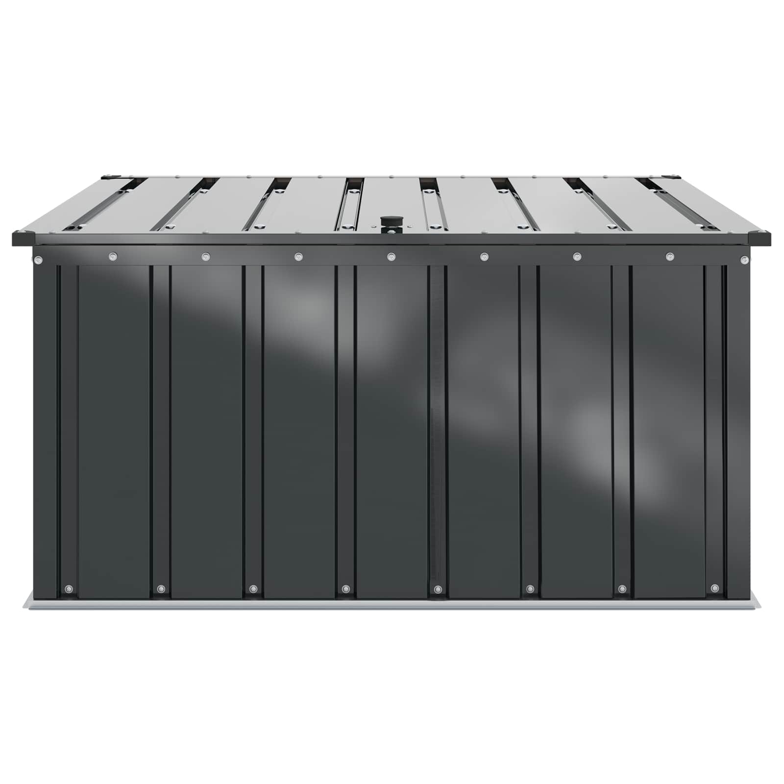 Scatola di Stoccaggio per Giardino Nero 101 x 82 x 50 cm