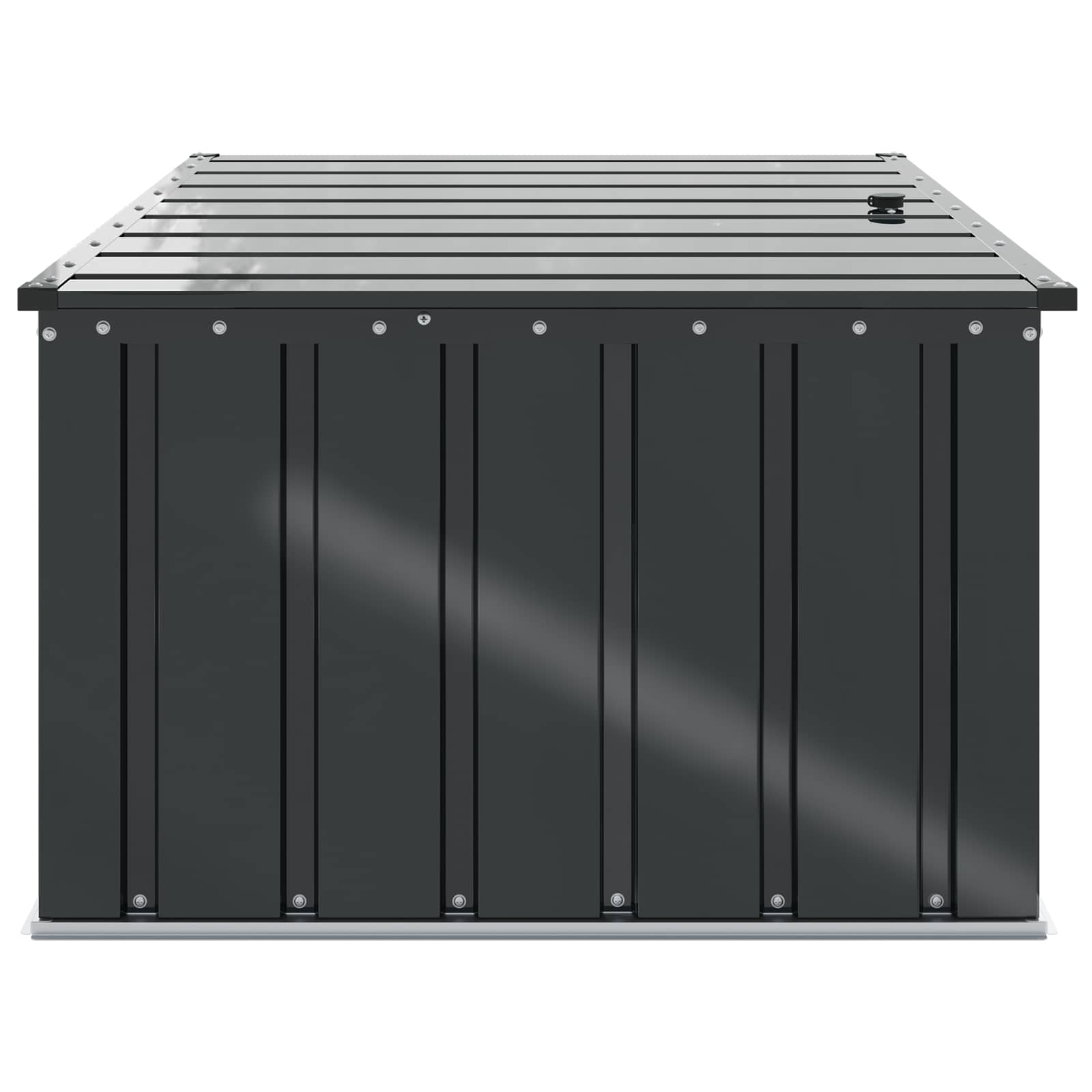 Scatola di Stoccaggio per Giardino Nero 101 x 82 x 50 cm