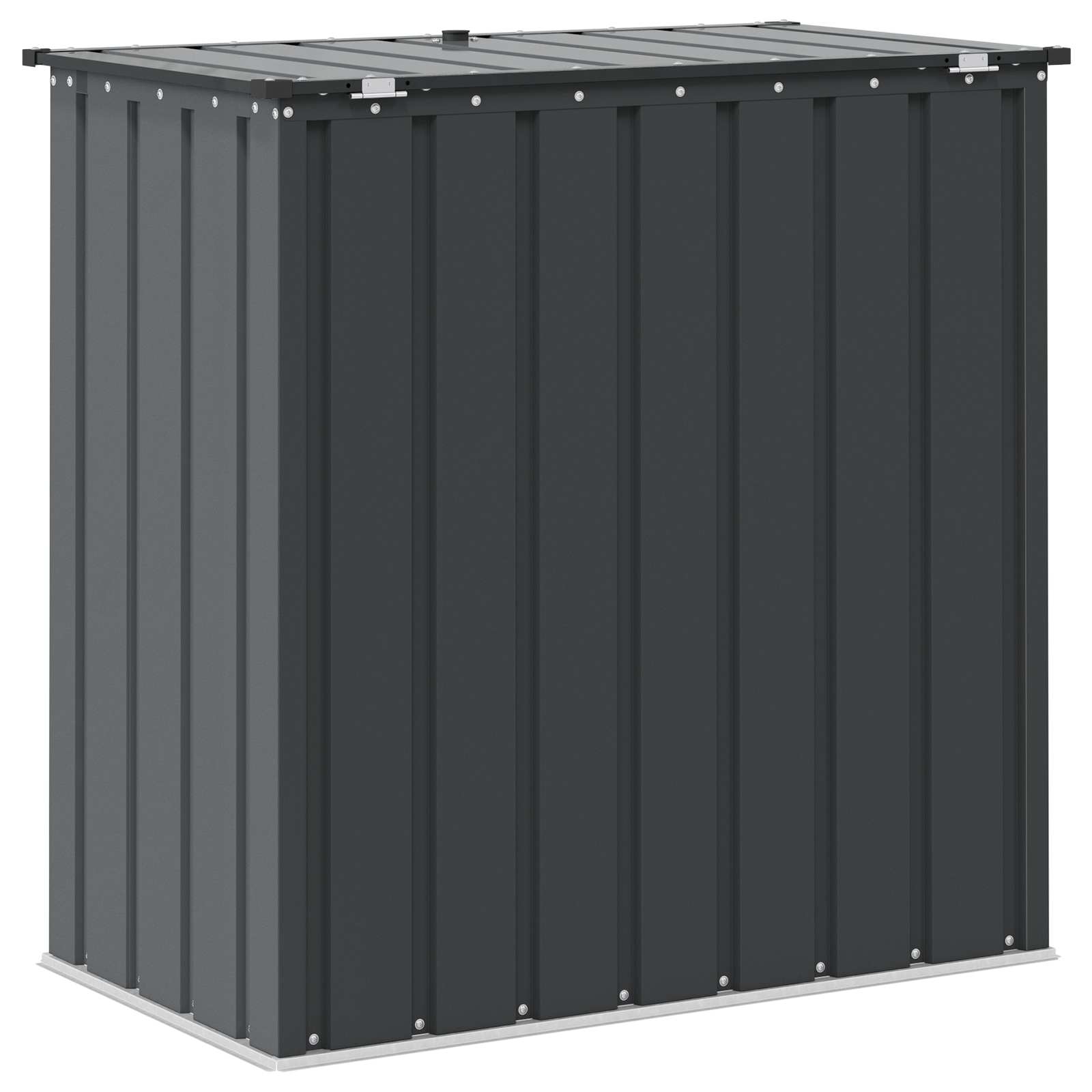 Scatola di Stoccaggio per Giardino Nero 101,5 x 57 x 100,5 cm