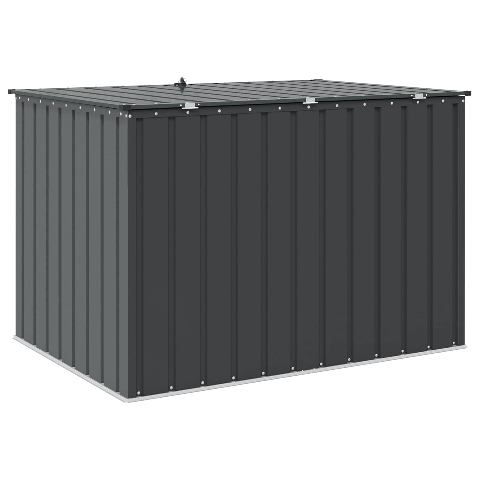 Scatola di Stoccaggio per Giardino Nero 151,5 x 107 x 100 cm
