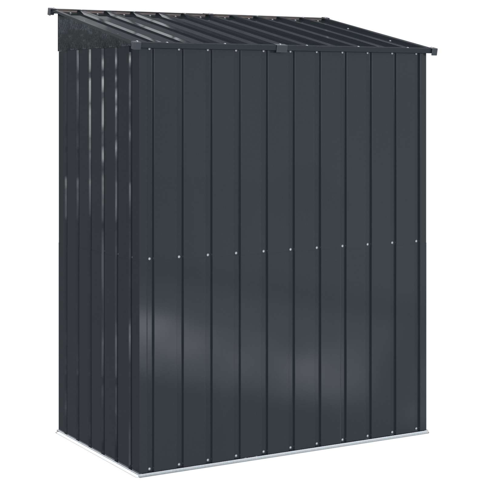 Casette da giardino Antracite 137 x 81 x 180 cm Metallo