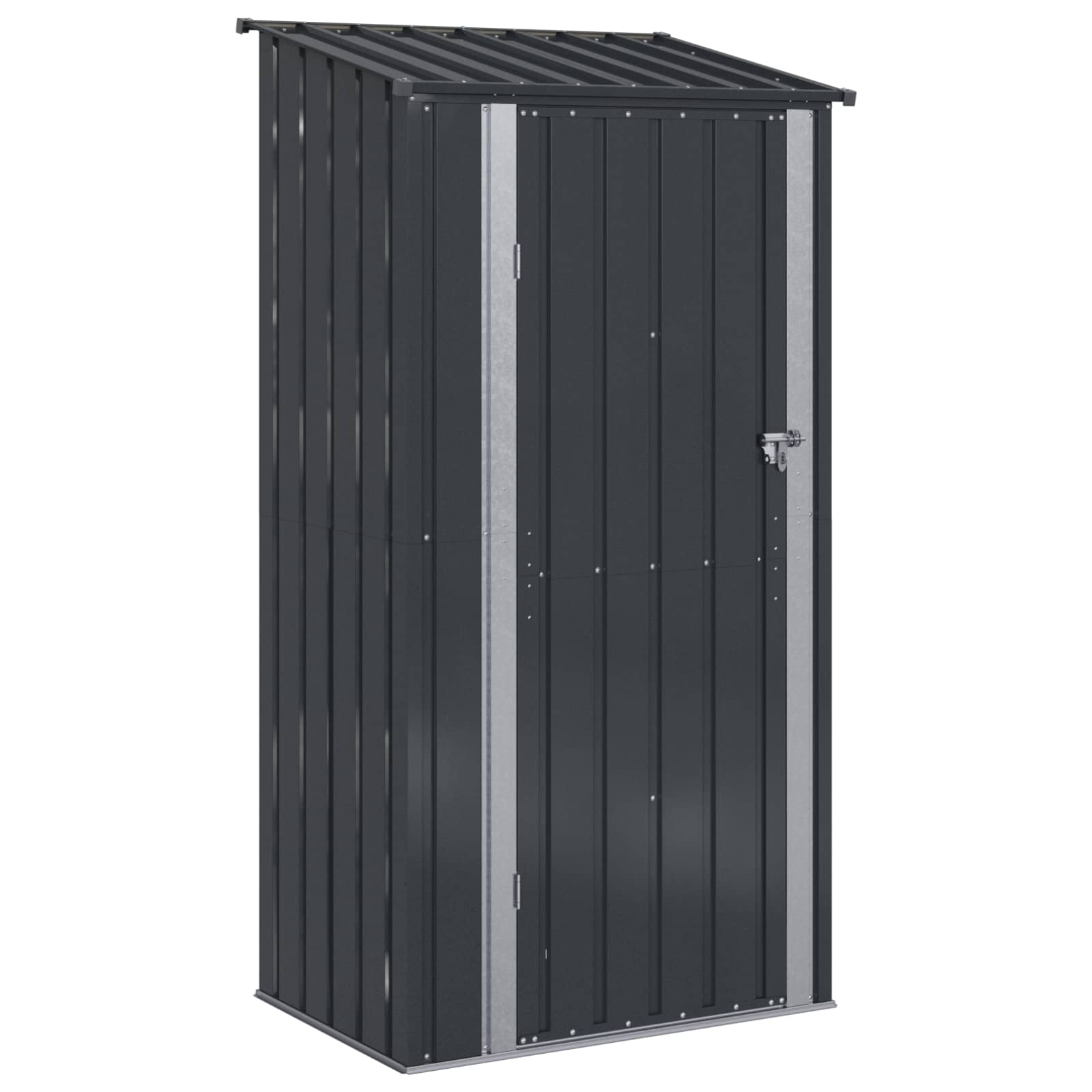 Casette da giardino Antracite 103 x 74 x 200 cm Metallo