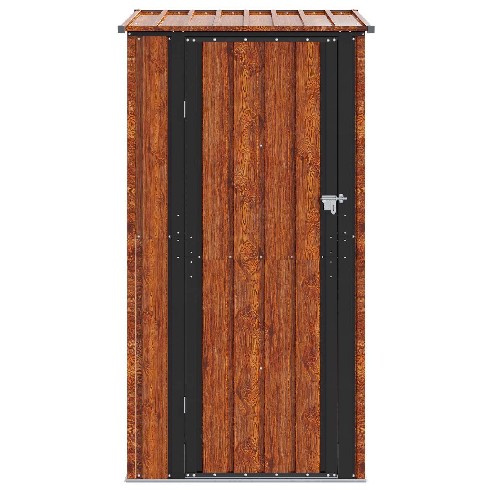 Casette da giardino Marrone 103 x 74 x 200 cm Metallo