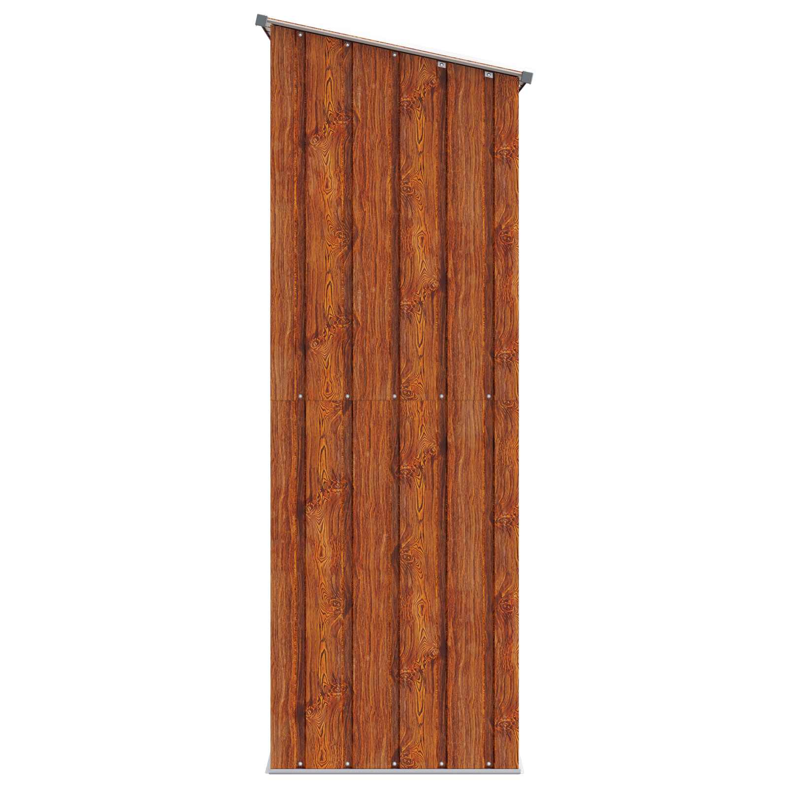 Casette da giardino Marrone 103 x 74 x 200 cm Metallo