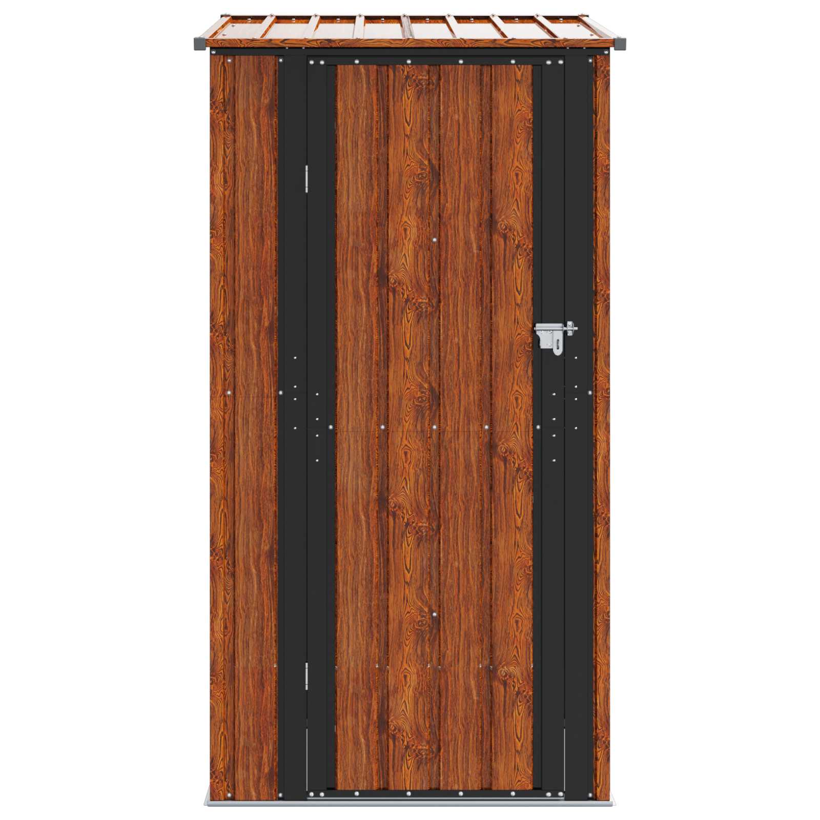 Casette da giardino Marrone 103 x 86 x 200 cm Metallo