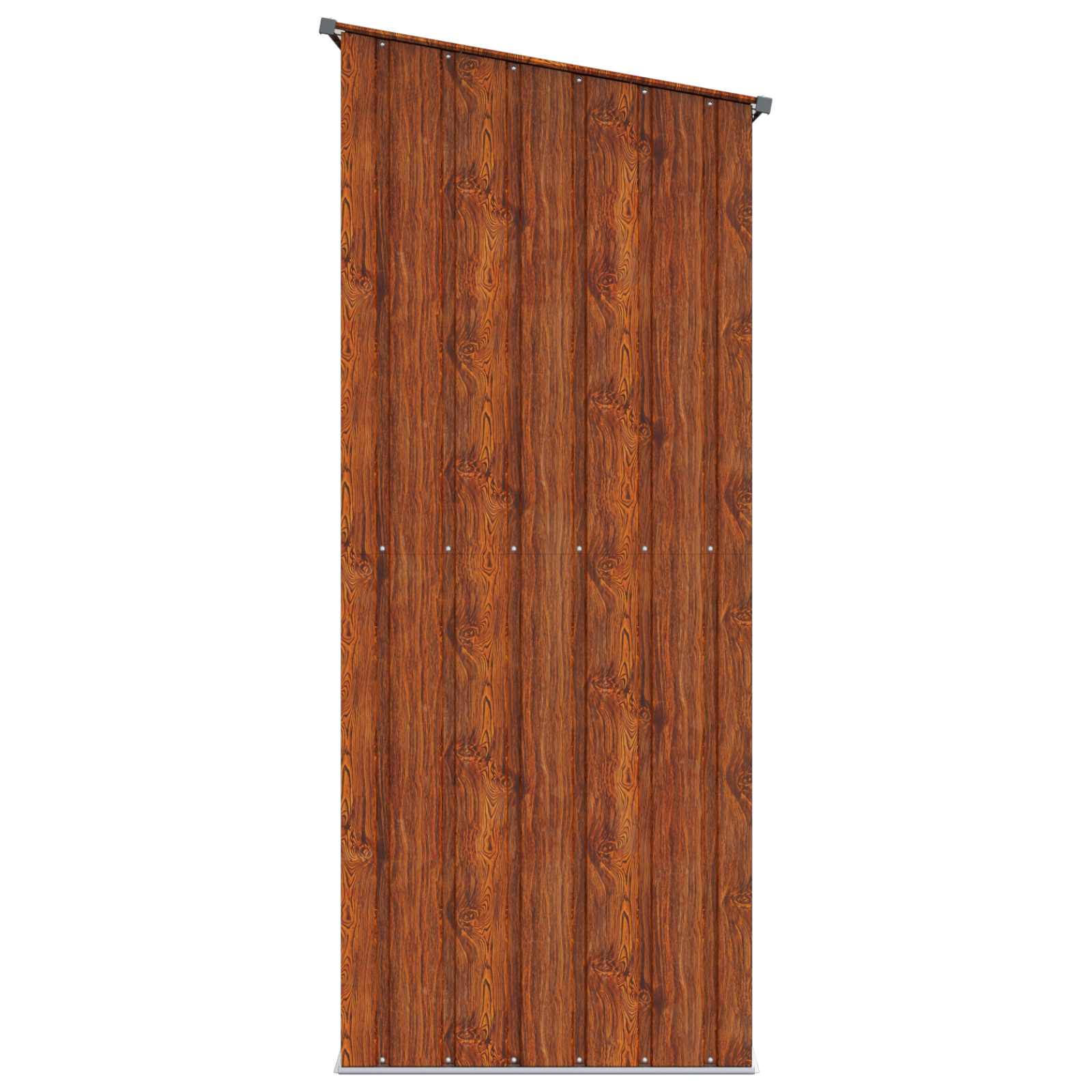 Casette da giardino Marrone 103 x 86 x 200 cm Metallo