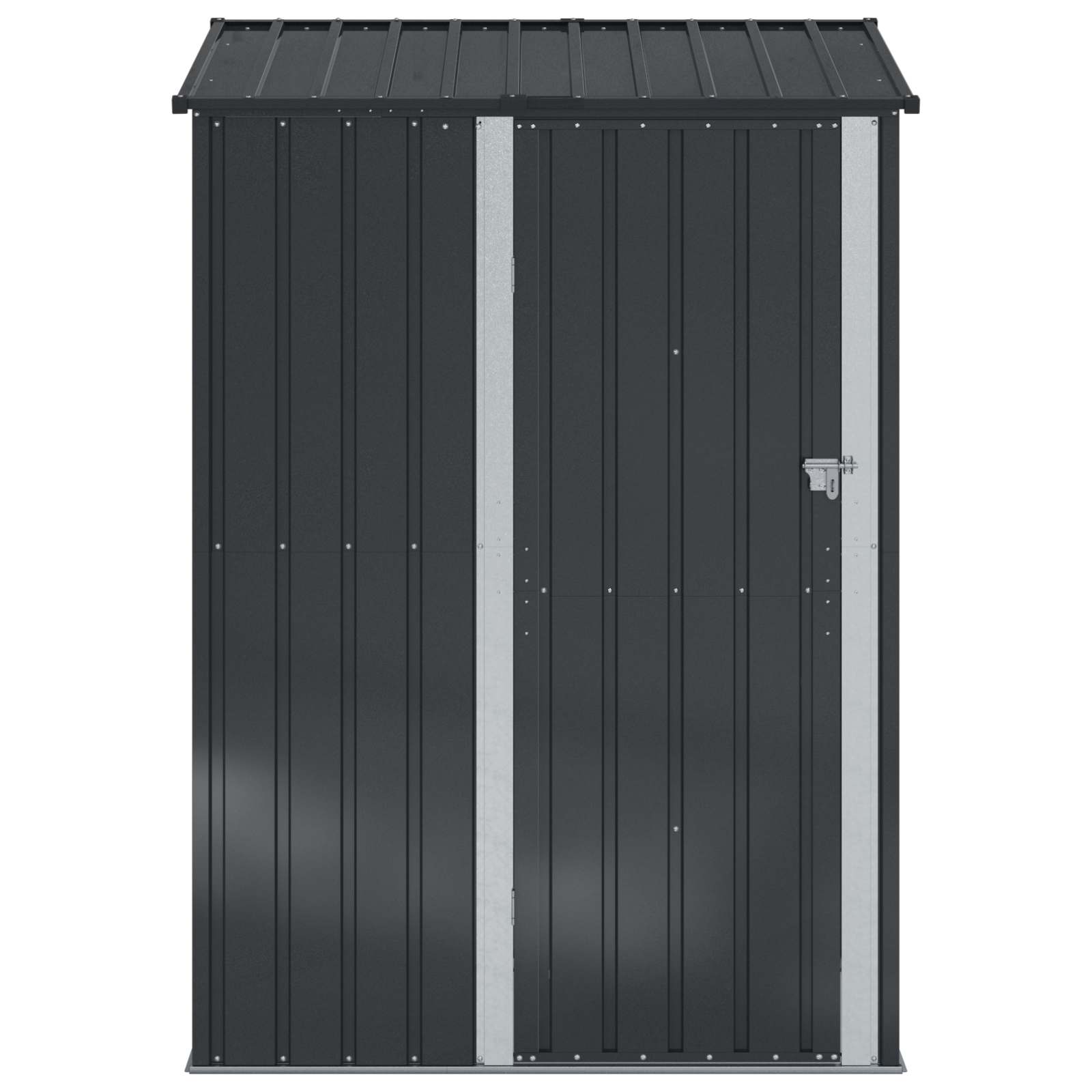 Casette da giardino Antracite 140,5 x 74 x 200 cm Metallo
