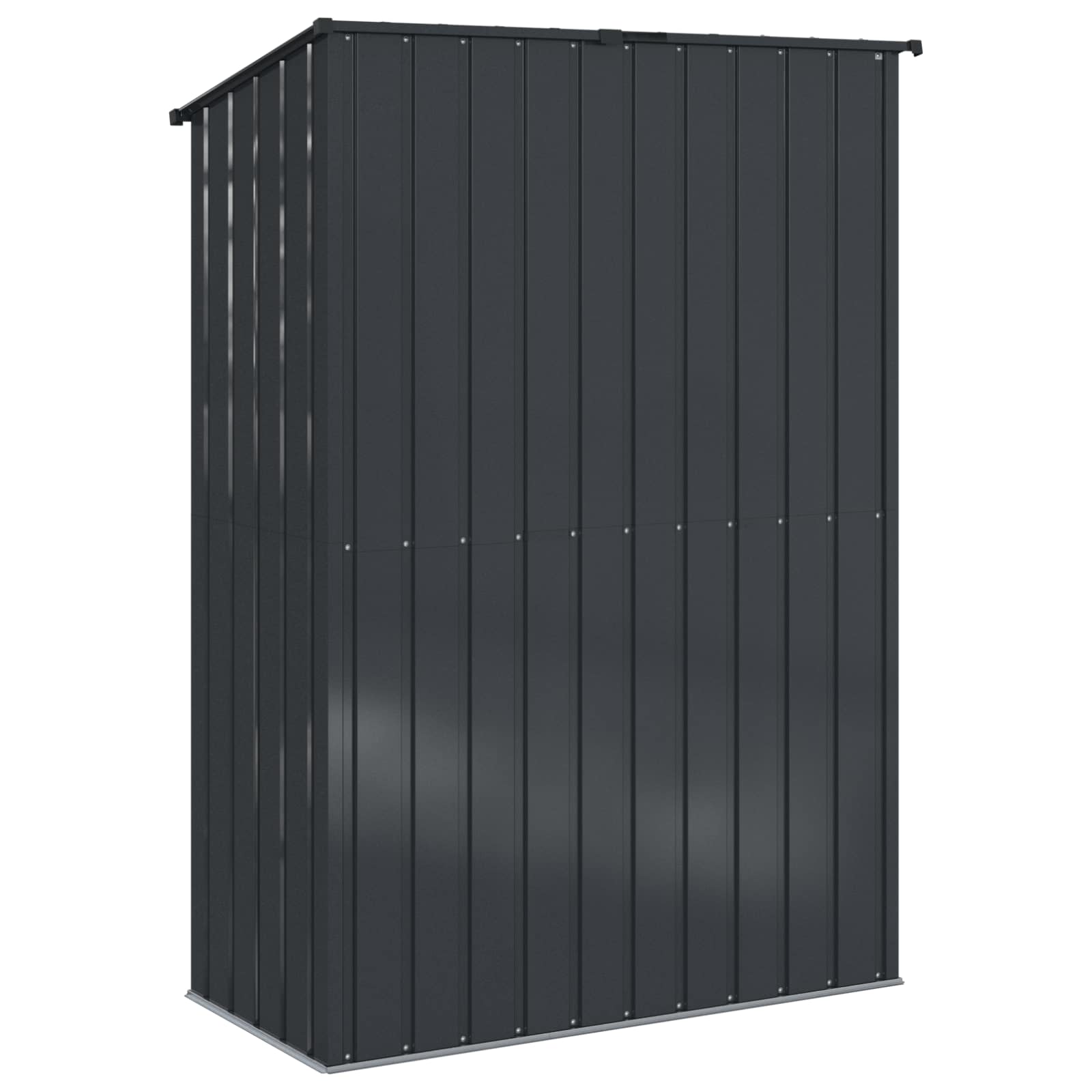 Casette da giardino Antracite 140,5 x 74 x 200 cm Metallo