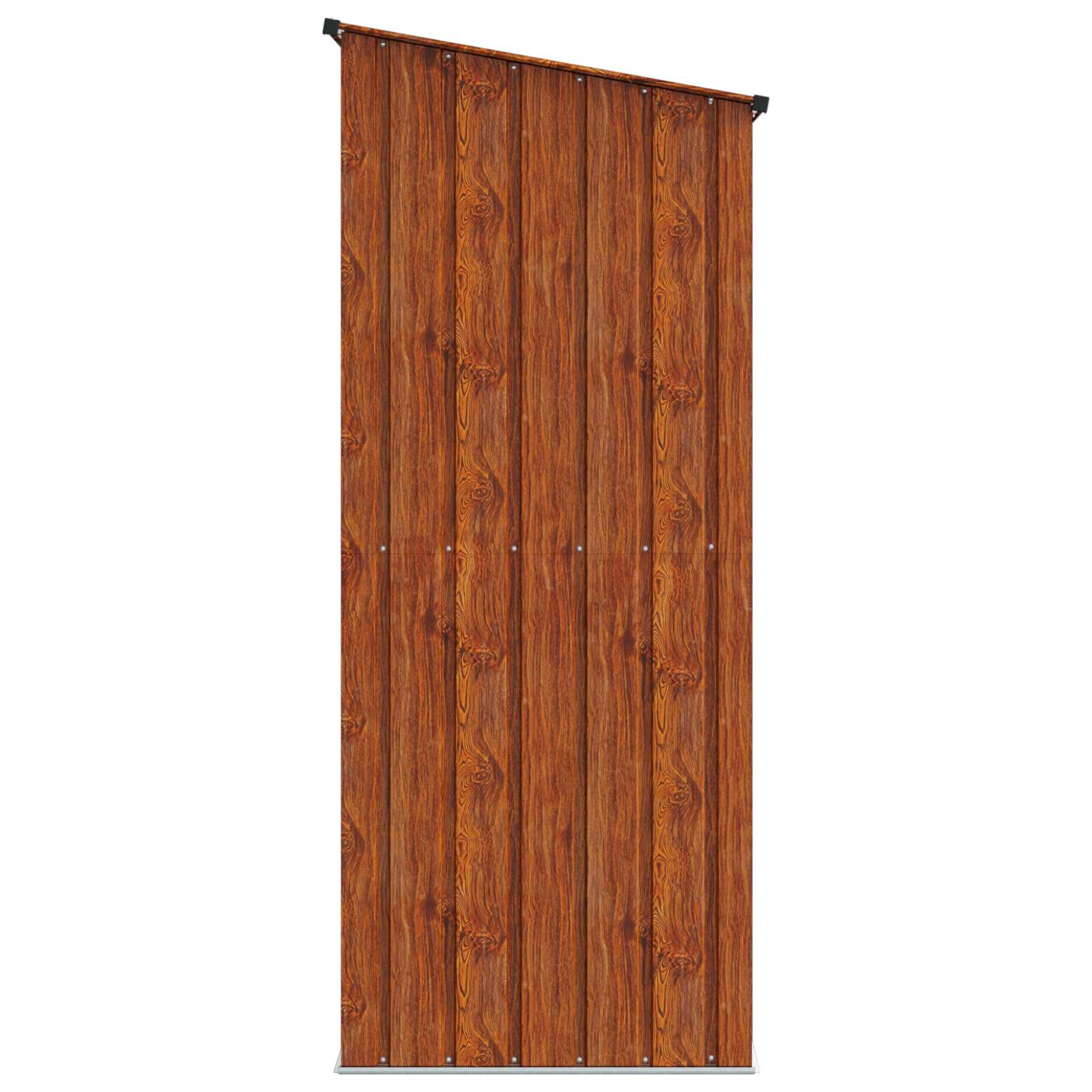 Casette da giardino Marrone 153,5 x 86 x 200 cm Metallo
