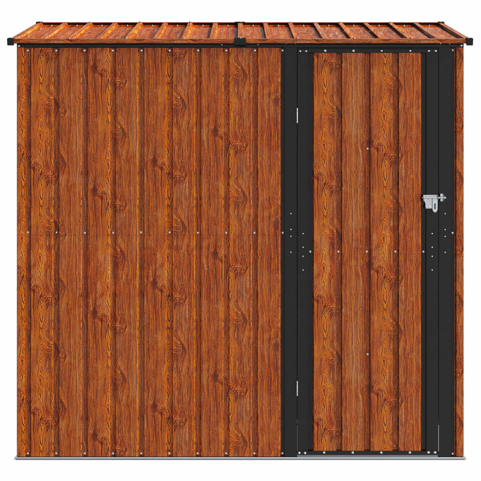 Casette da giardino Marrone 203,5 x 73 x 200 cm Metallo