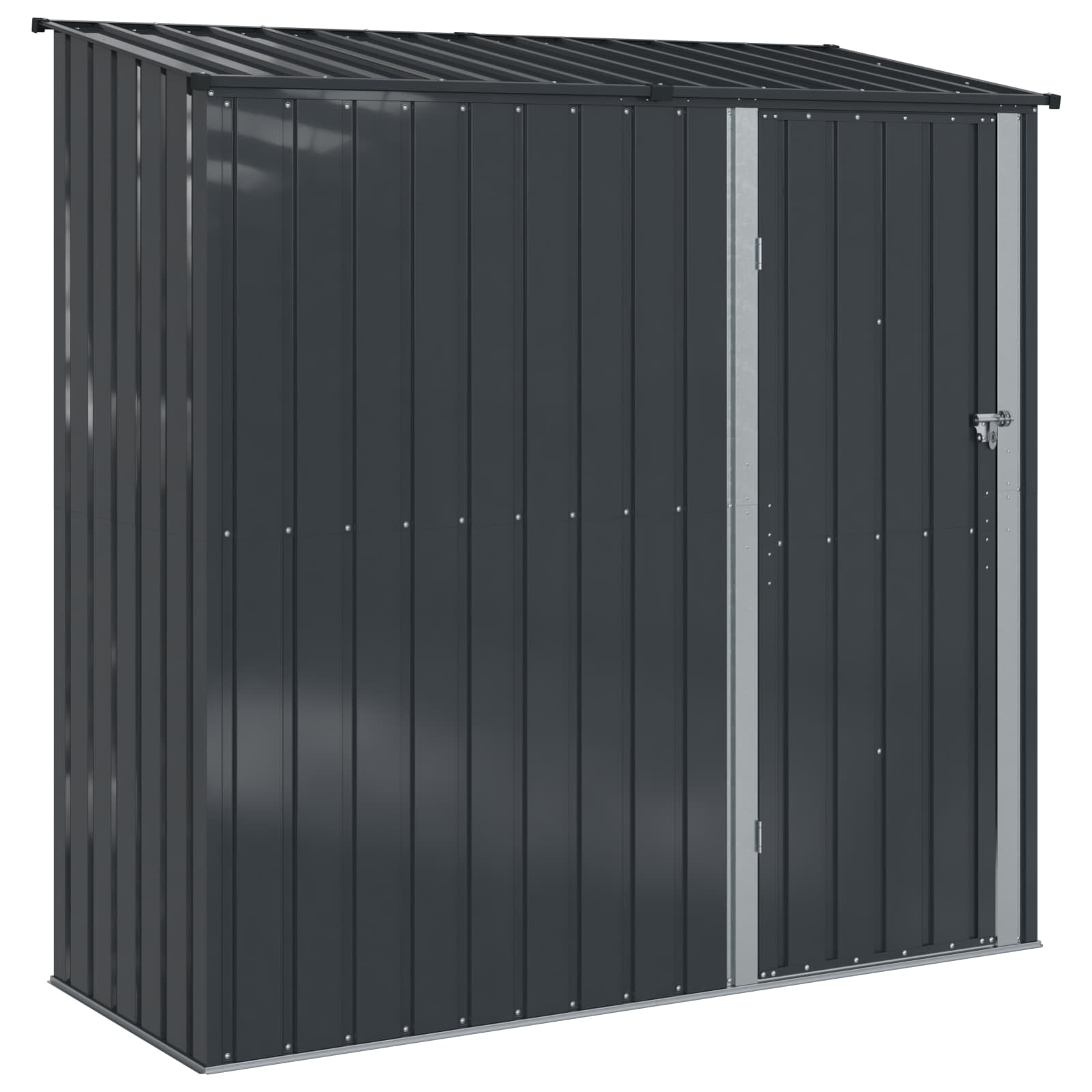 Casette da giardino Antracite 203 x 85,5 x 200 cm Metallo