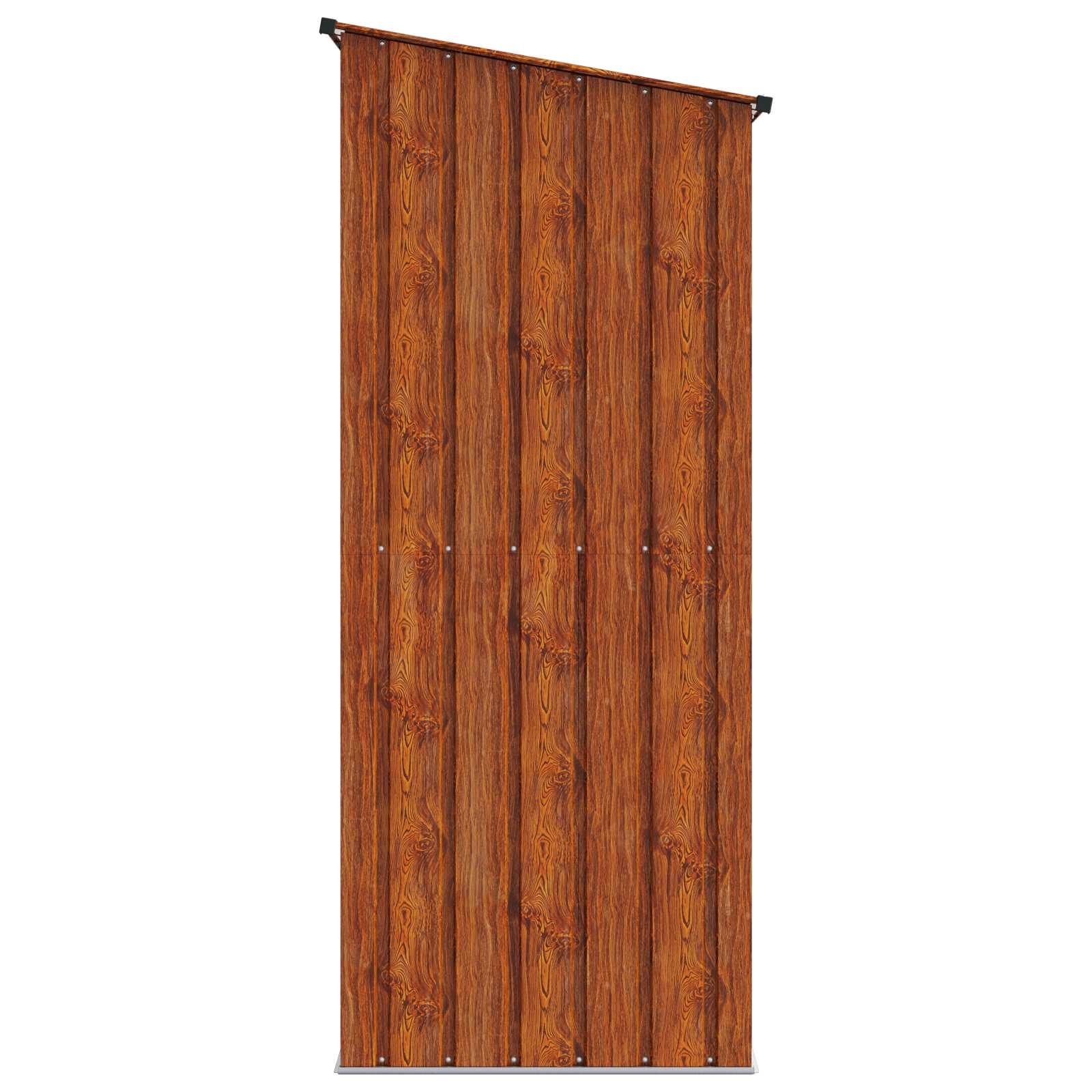 Casette da giardino Marrone 203 x 85,5 x 200 cm Metallo