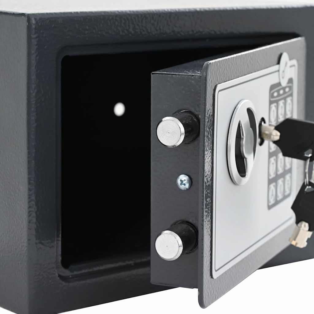 Cassetta di sicurezza digitale Grigio scuro 23 x 17 x 17 cm