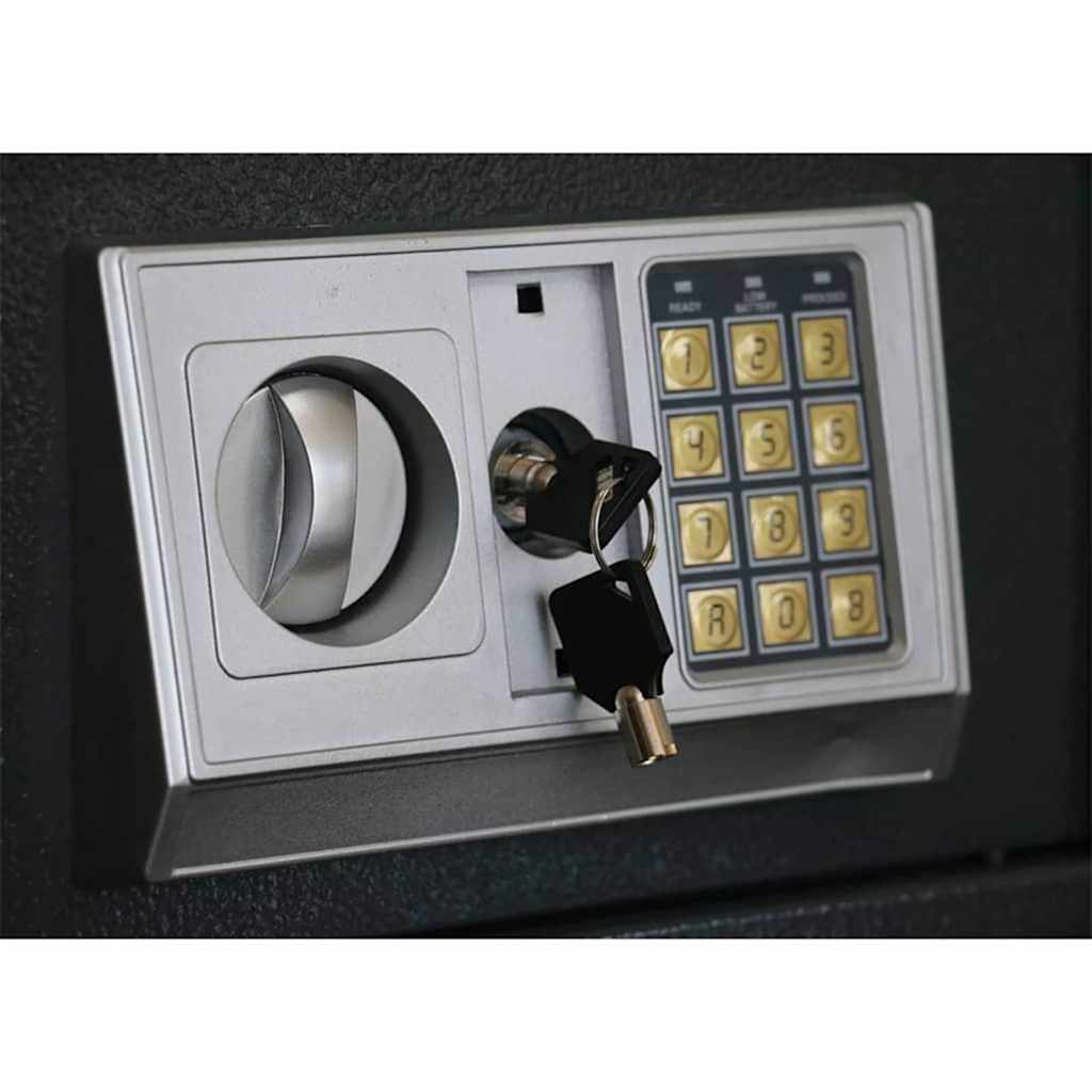 Cassetta di sicurezza digitale Grigio scuro 31 x 20 x 20 cm