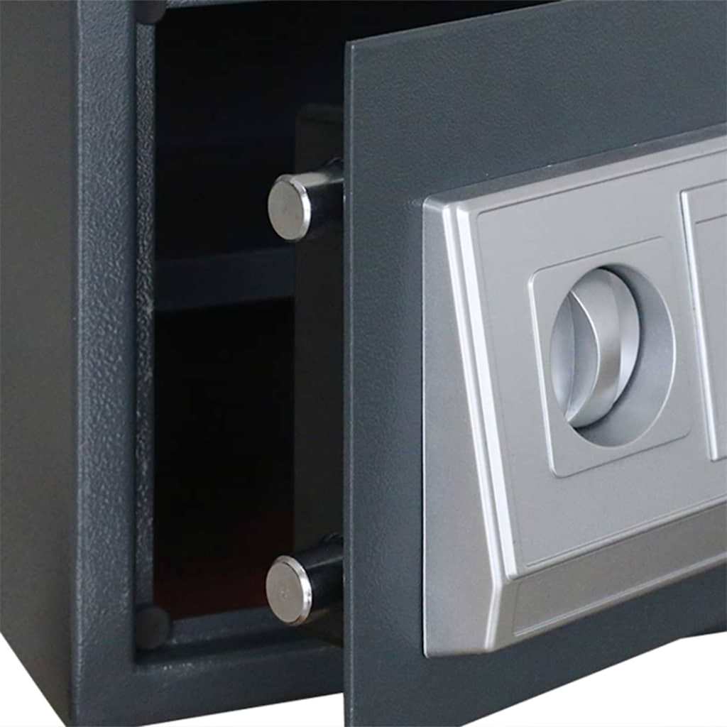 Cassetta di sicurezza digitale Grigio scuro 35 x 25 x 25 cm