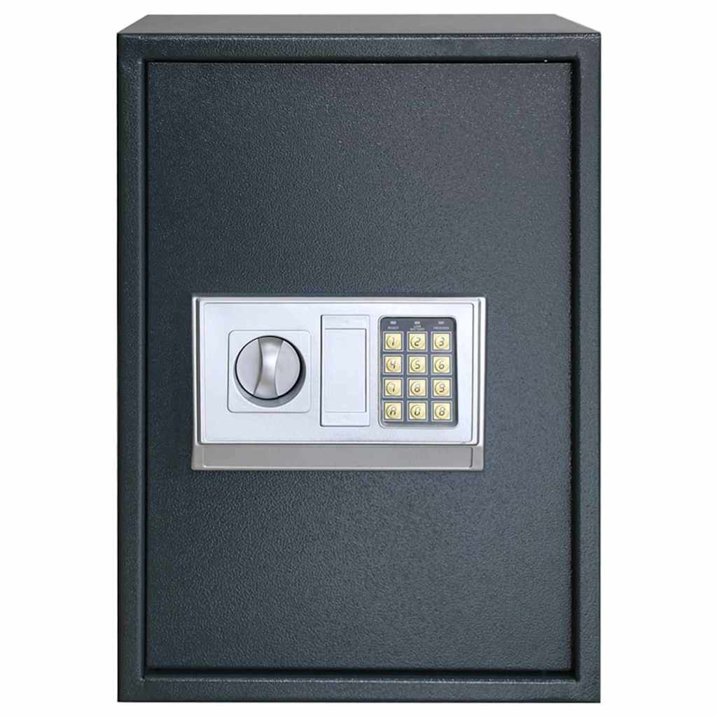 Cassetta di sicurezza digitale Grigio scuro 35 x 31 x 50 cm