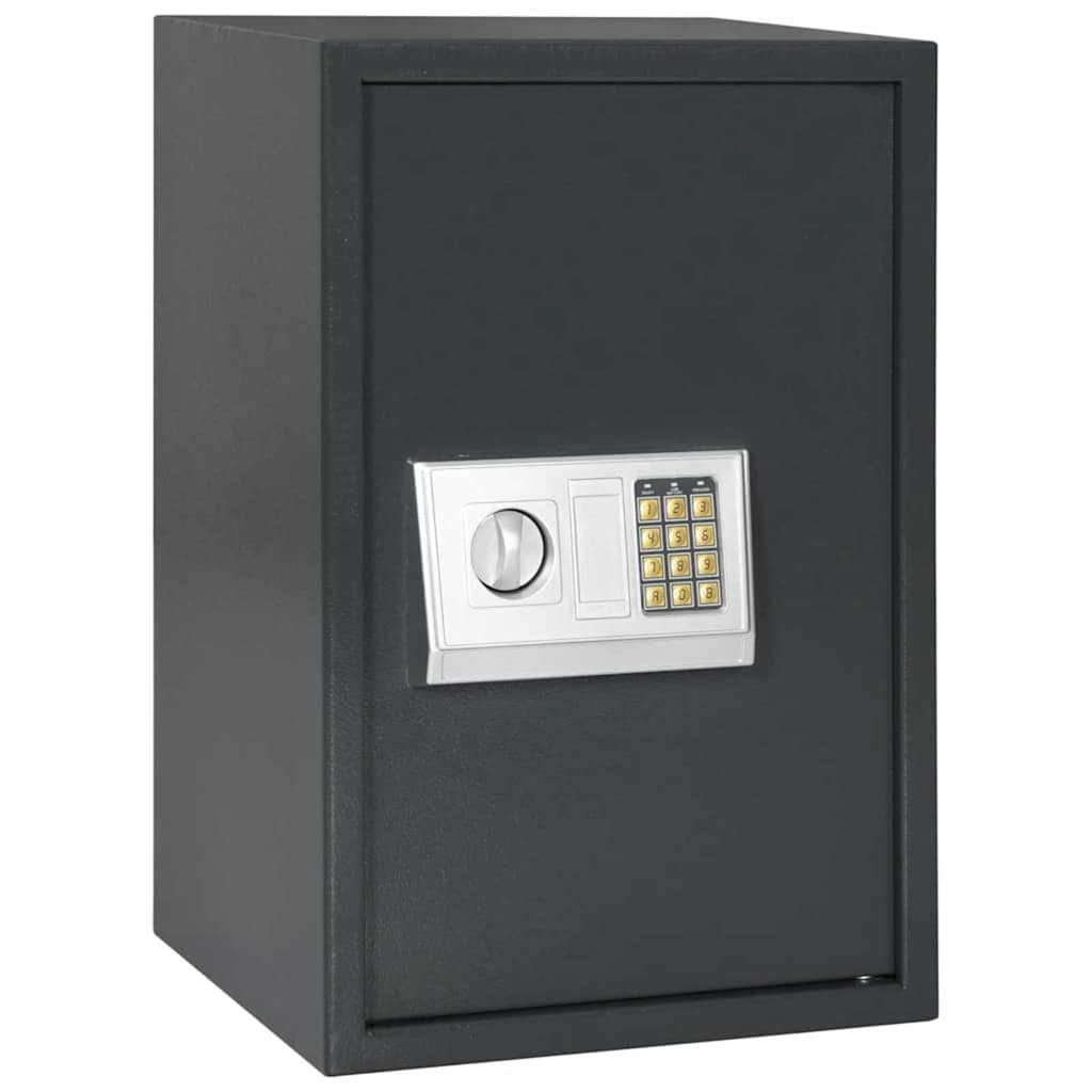 Cassetta di sicurezza digitale Grigio scuro 40 x 35 x 60 cm