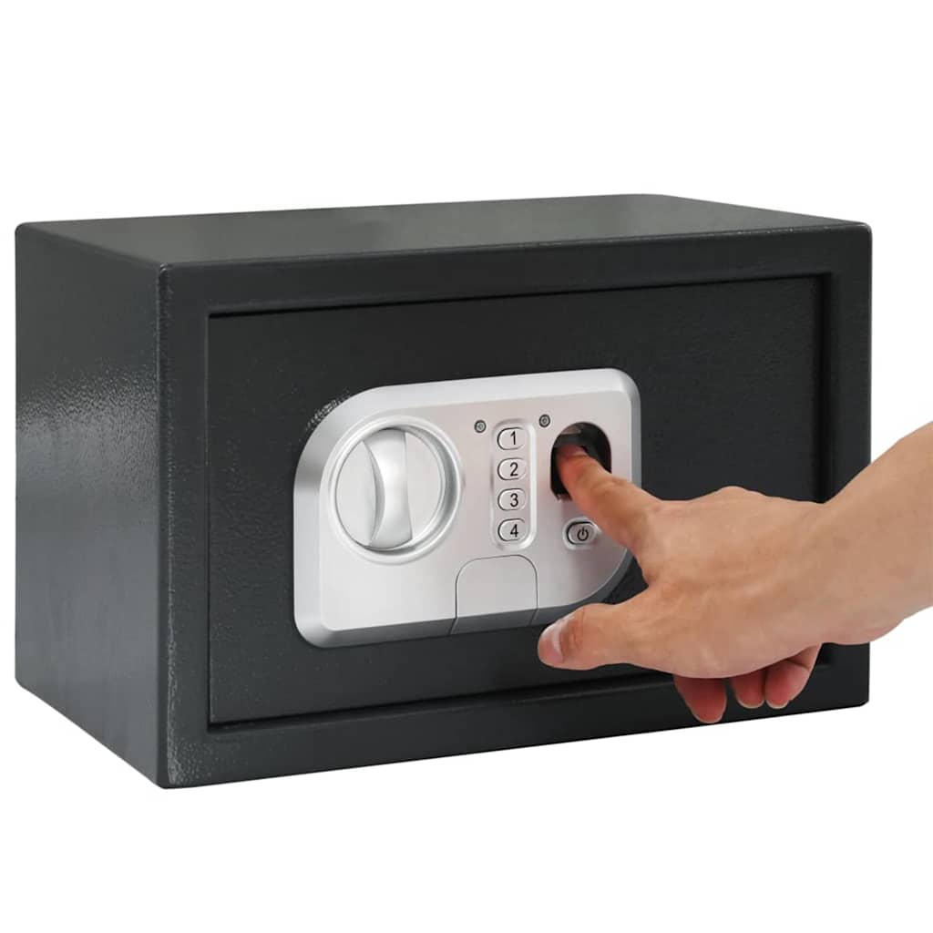 Cassetta di sicurezza digitale Grigio scuro 31 x 20 x 20 cm