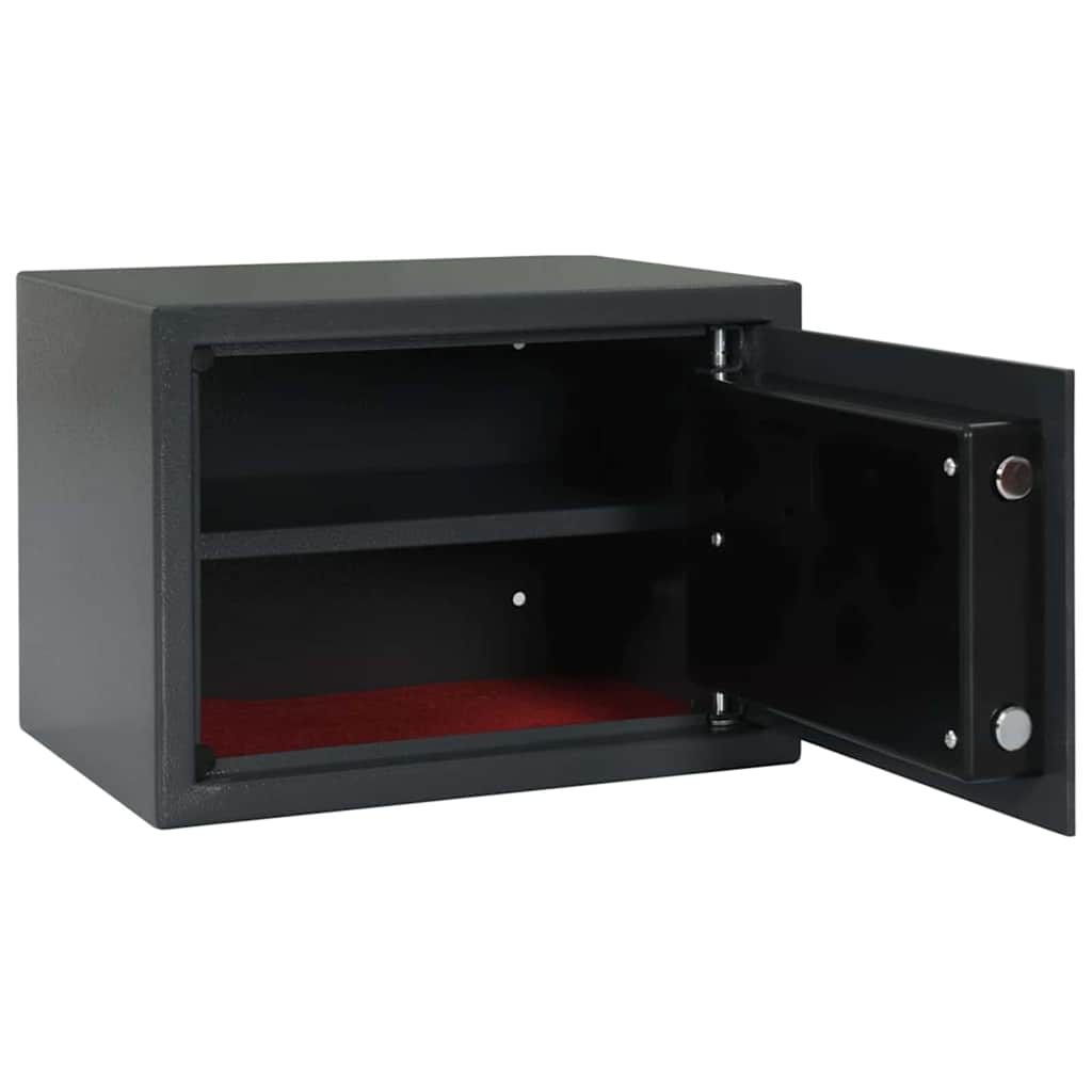 Cassetta di sicurezza digitale Grigio scuro 35 x 25 x 25 cm