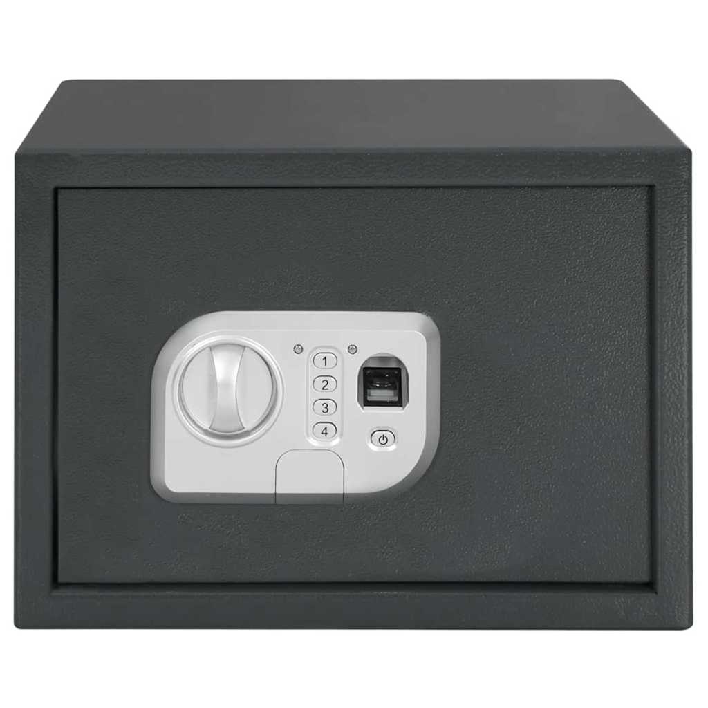 Cassetta di sicurezza digitale Grigio scuro 35 x 25 x 25 cm