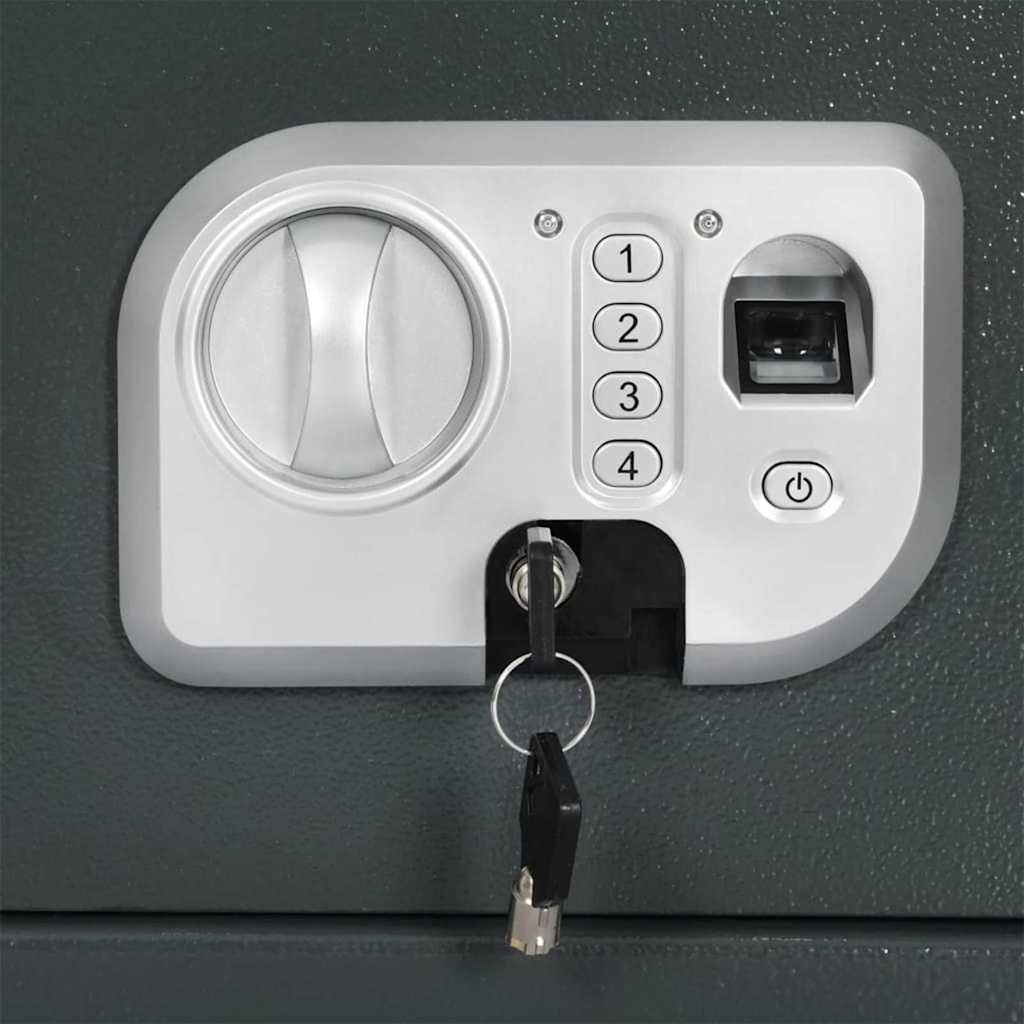 Cassetta di sicurezza digitale Grigio scuro 35 x 25 x 25 cm