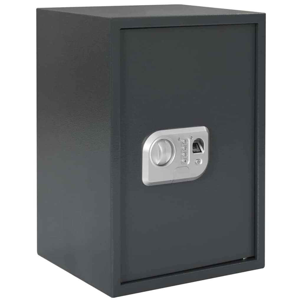 Cassetta di sicurezza digitale Grigio scuro 35 x 31 x 50 cm