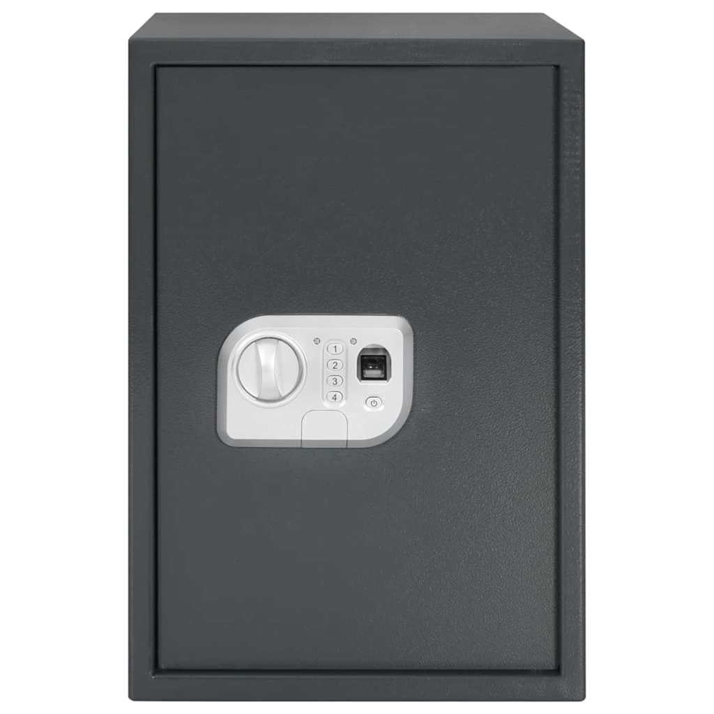 Cassetta di sicurezza digitale Grigio scuro 35 x 31 x 50 cm